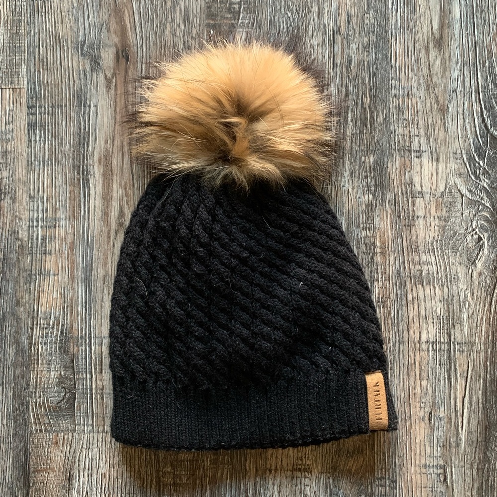 fox fur beanie!